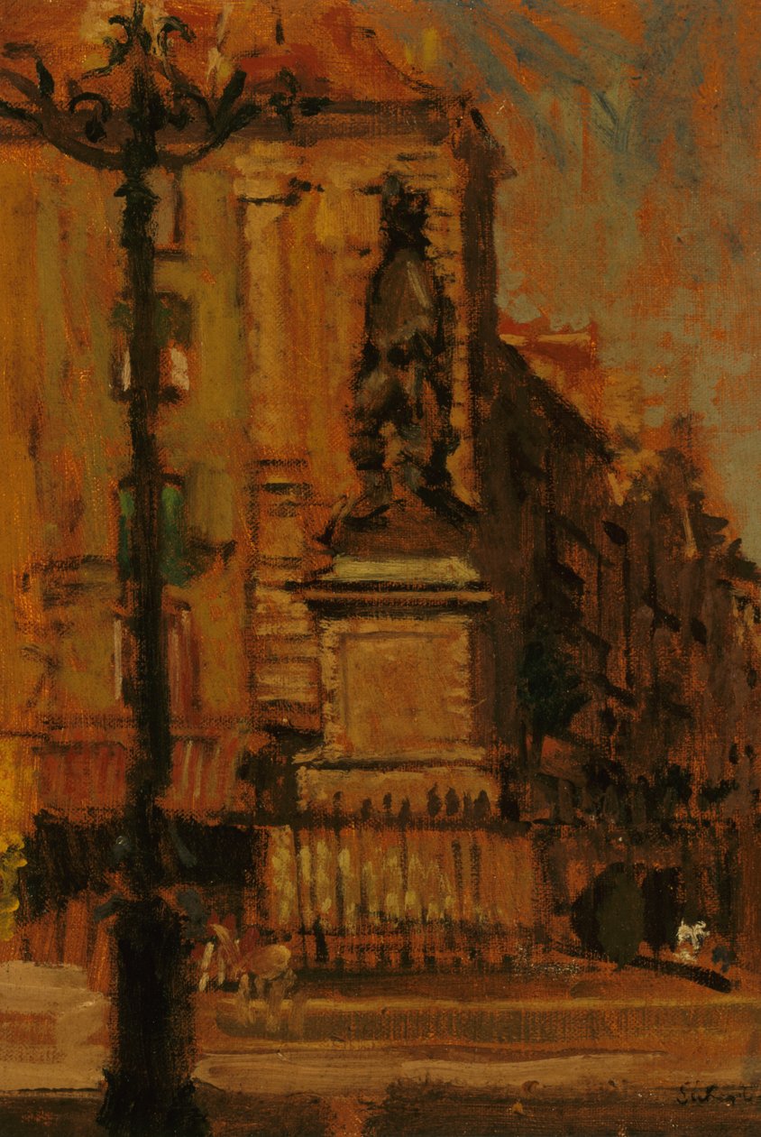 Statua di Duquesne, Dieppe da Walter Richard Sickert
