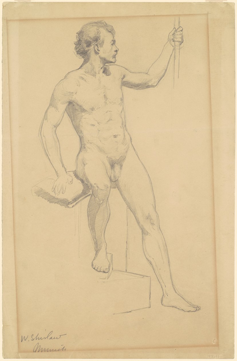 Nudo maschile da Walter Shirlaw