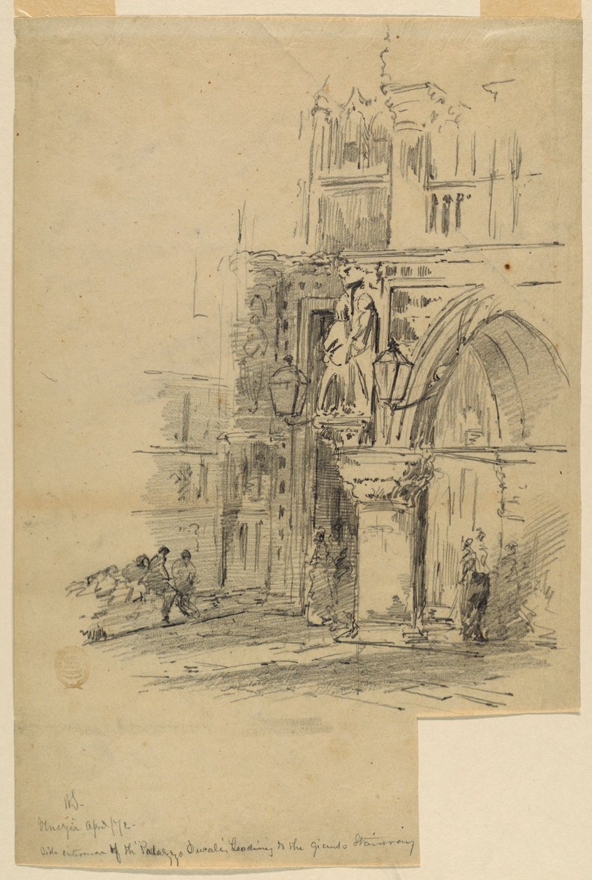 Porta della Carta, Palazzo Ducale, Venezia da Walter Shirlaw