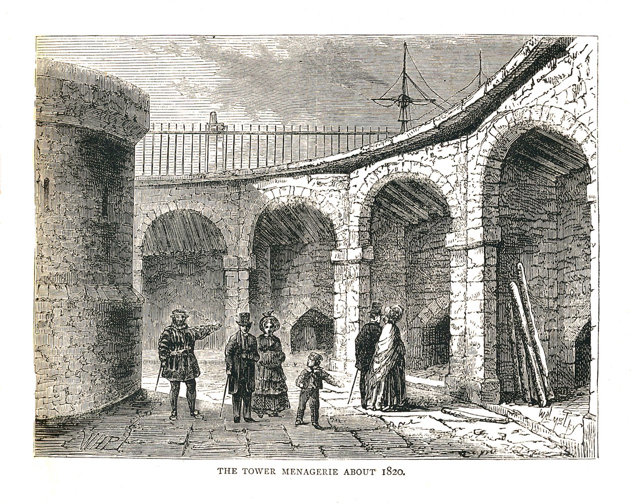 La manageria della torre, 1878 da Walter Thornbury