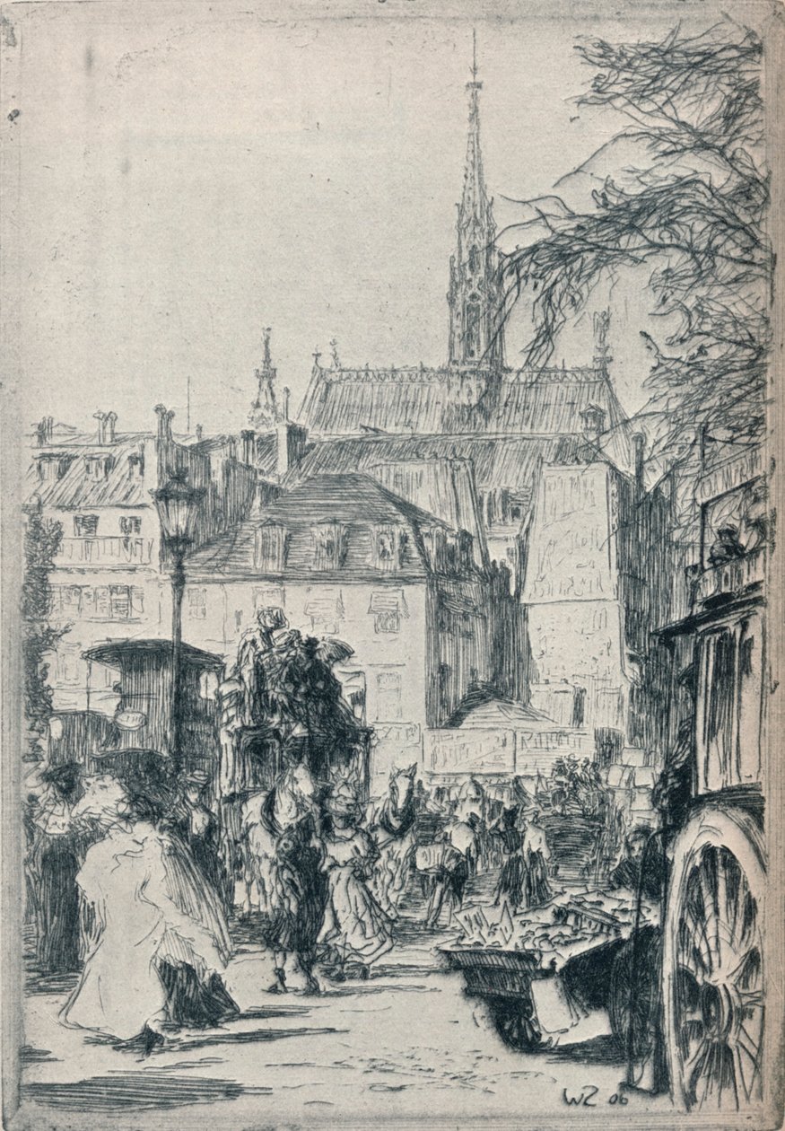 Place St. Michel, Parigi da Walter Zeising