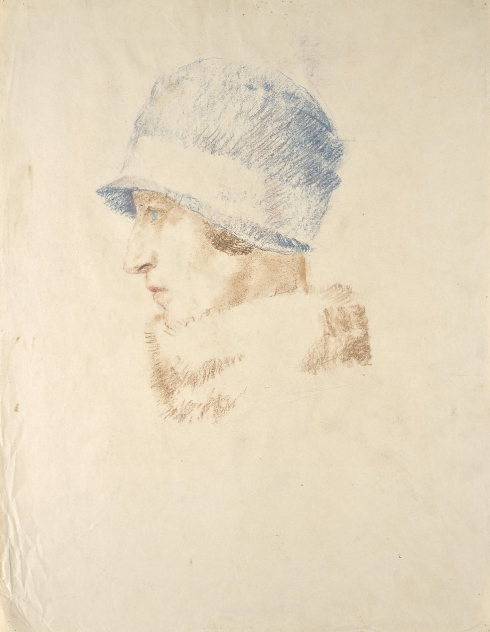 Signora con cappello da Walther Gamerith