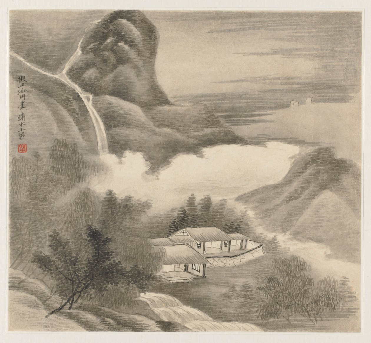 Album di Paesaggi: Foglio 5 da Wang Gai