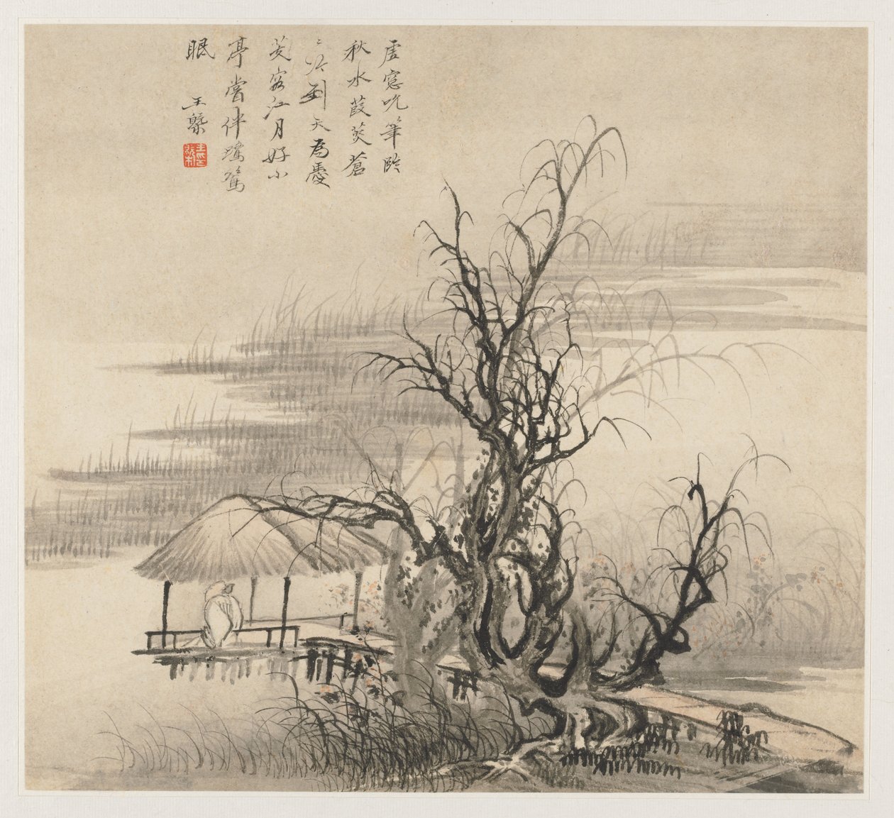 Album di Paesaggi: Foglio 7 da Wang Gai