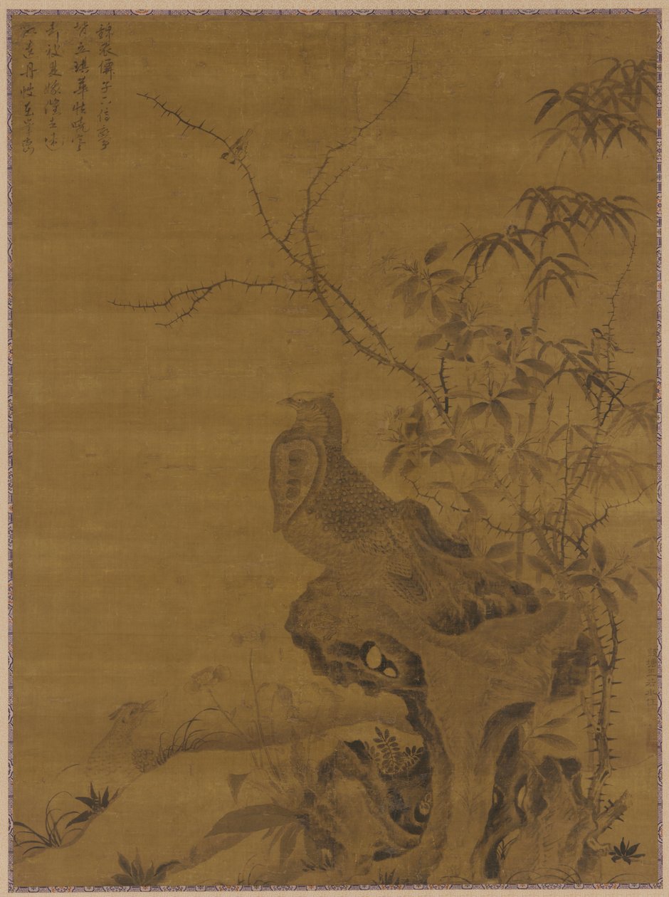 Fagiani, dinastia Yuan, XIV secolo da Wang Yuan