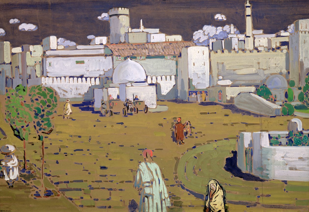 Una città araba, 1905 da Wassily Kandinsky