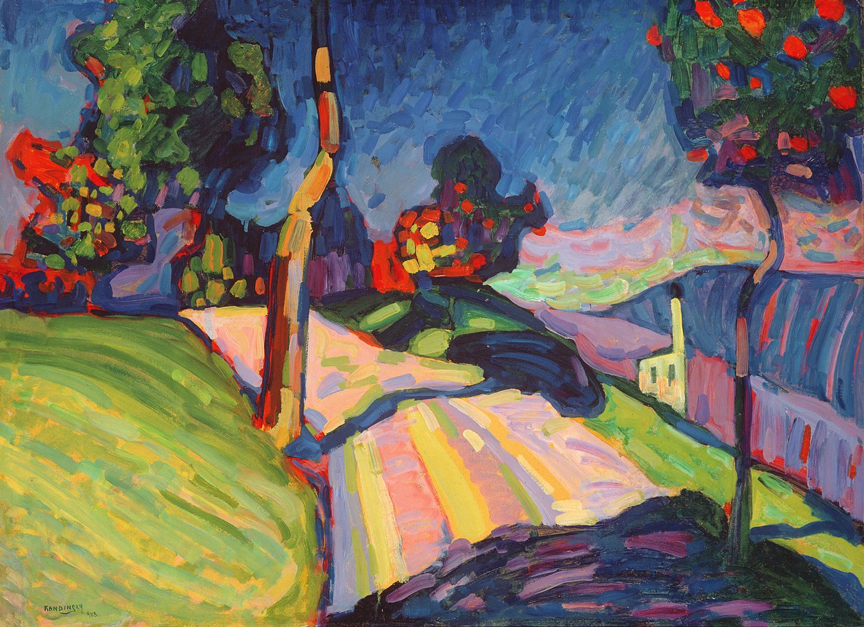 Paesaggio autunnale, Murnau, 1908 da Wassily Kandinsky