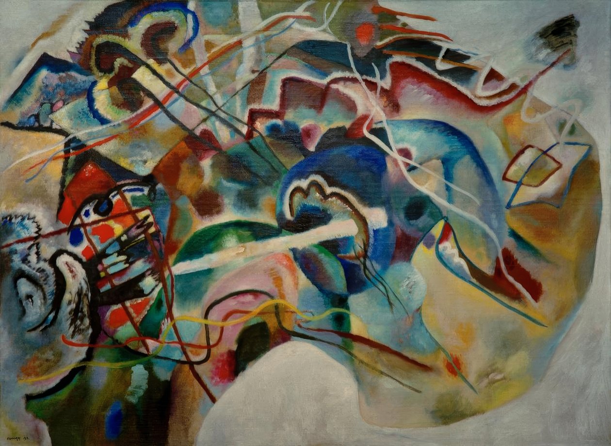Immagine con bordo bianco (Mosca) da Wassily Kandinsky