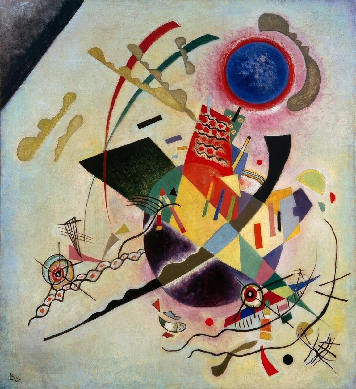 Cerchio blu da Wassily Kandinsky