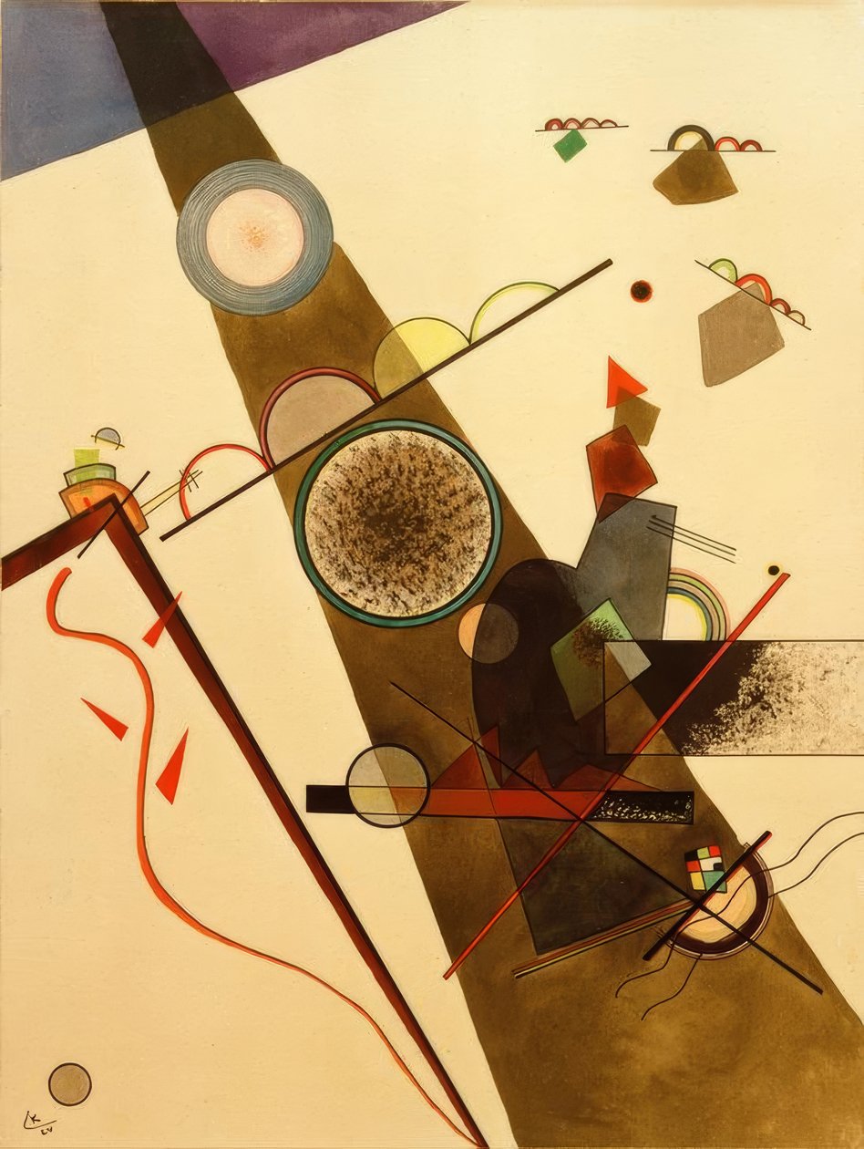 Raggio marrone da Wassily Kandinsky