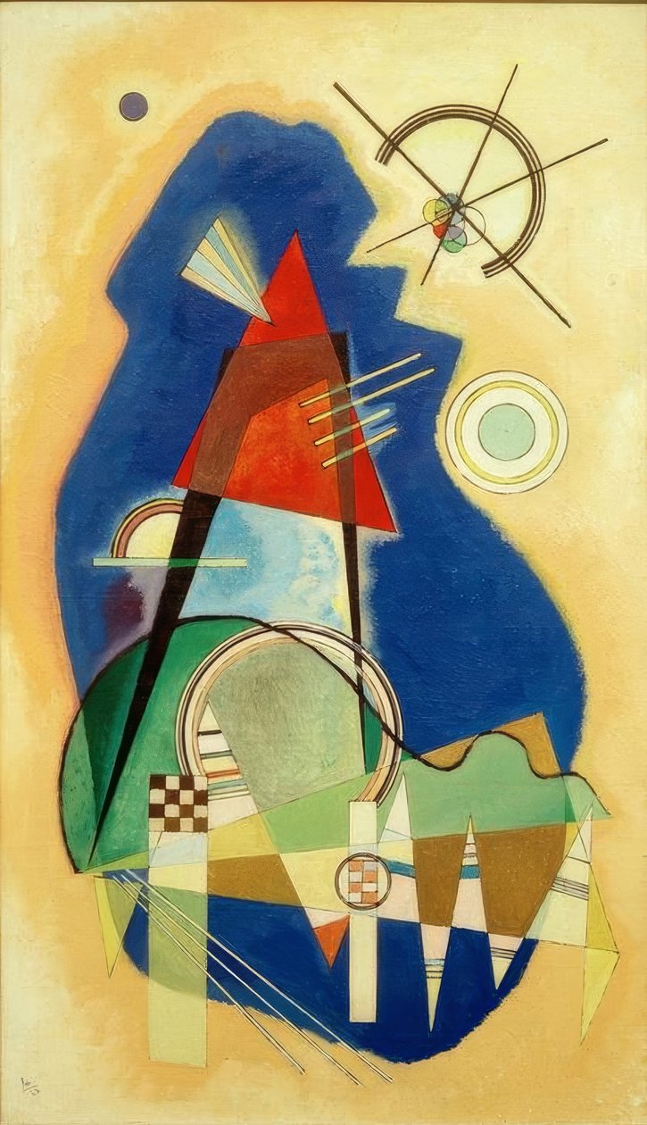 Blu discreto da Wassily Kandinsky