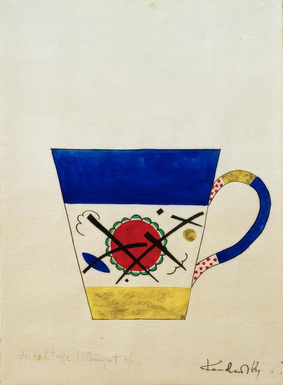 Progetto per una tazza di latte da Wassily Kandinsky