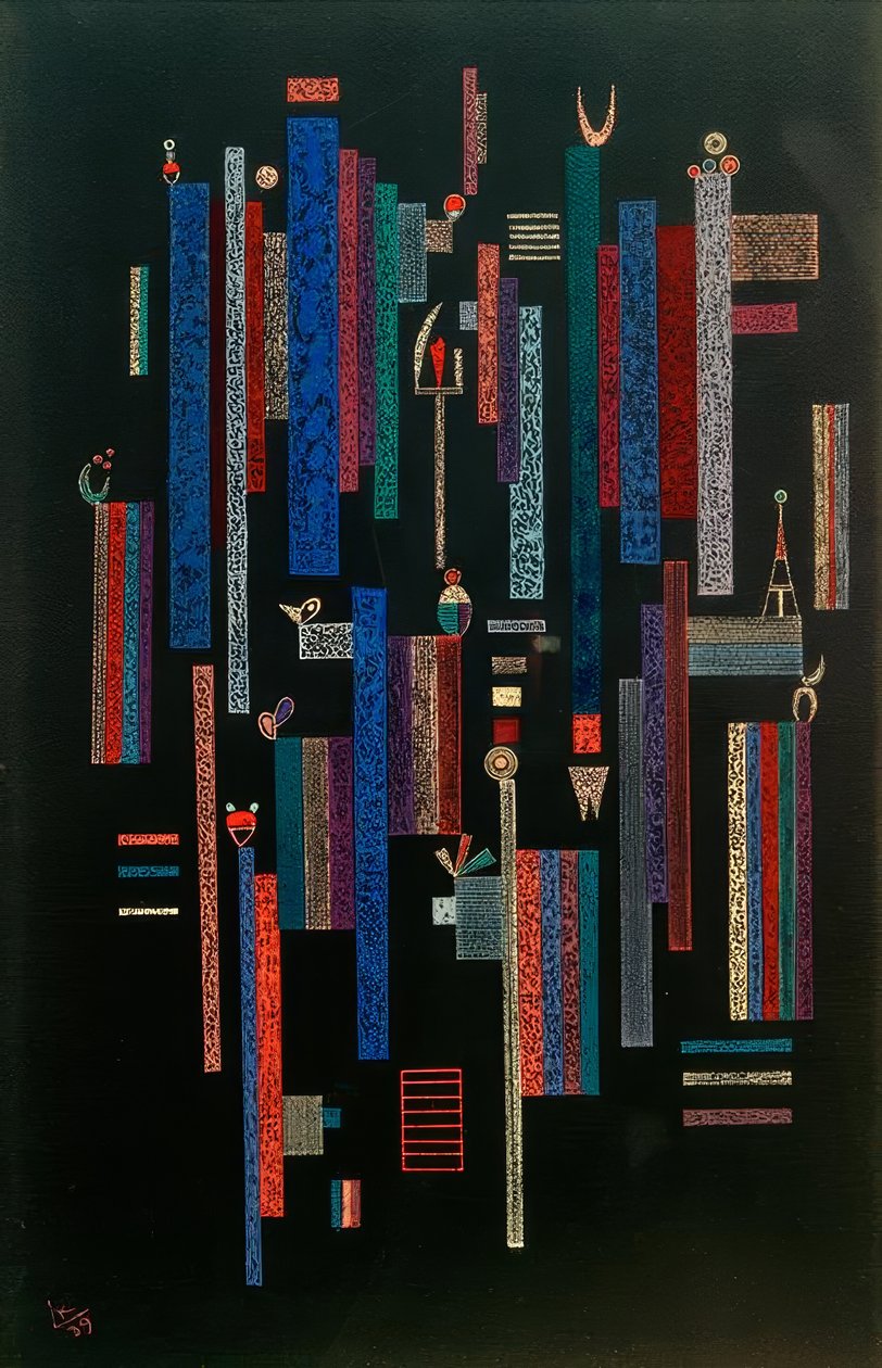 Gioco delle verticali da Wassily Kandinsky
