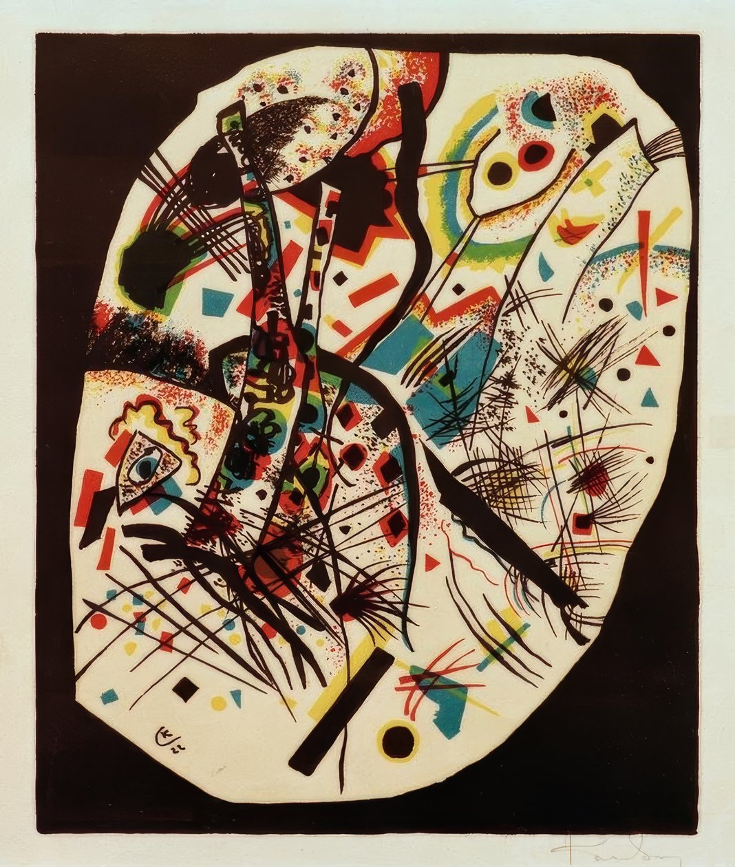 Piccoli mondi, foglio 3 da Wassily Kandinsky
