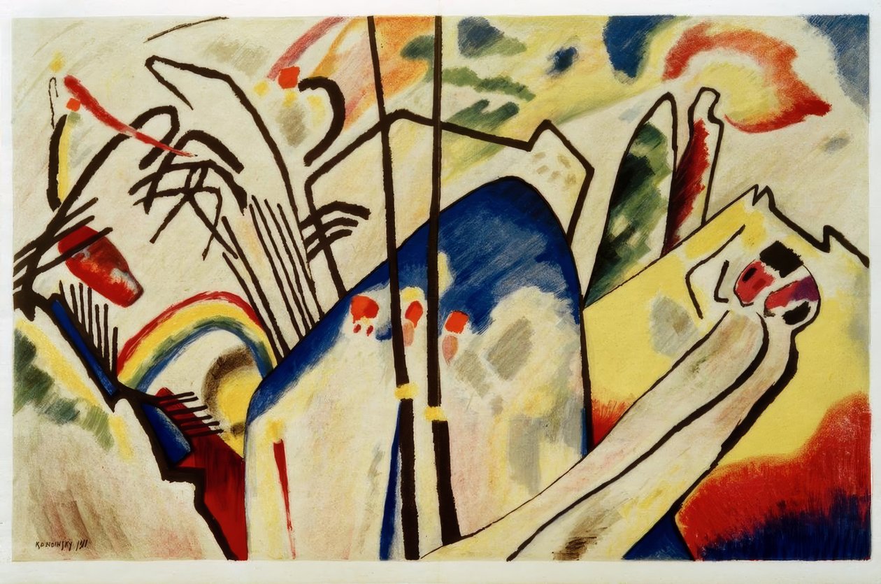 Composizione IV da Wassily Kandinsky