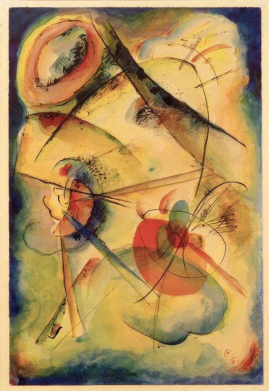 Composizione Z da Wassily Kandinsky