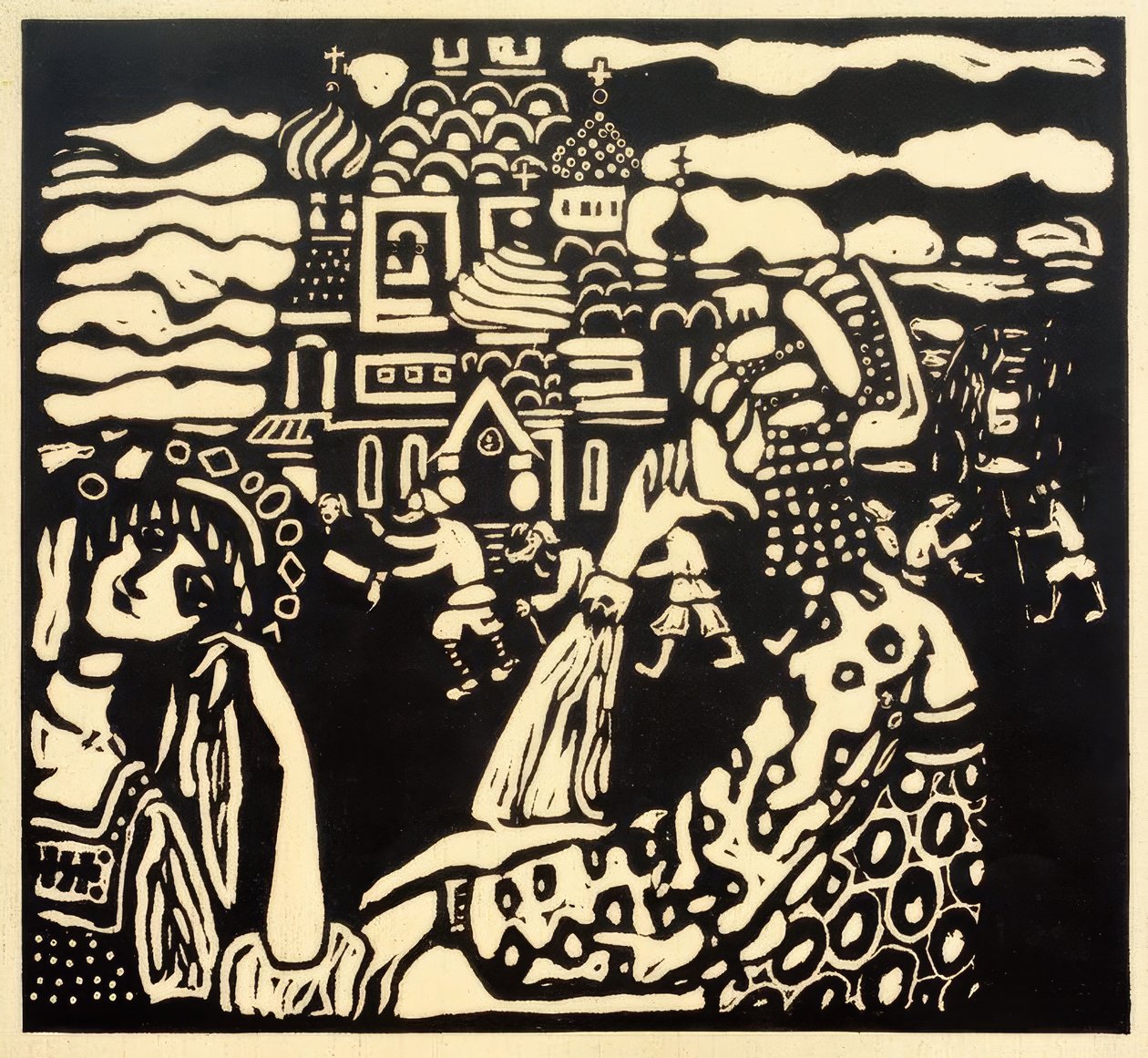 La chiesa da Wassily Kandinsky