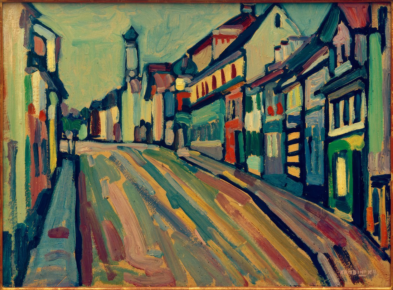 Murnau – Untermarkt da Wassily Kandinsky