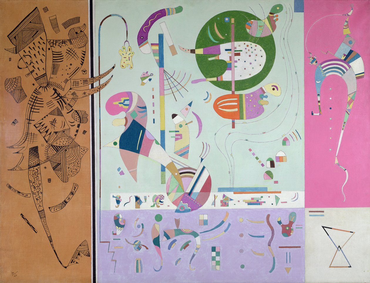 Partiti diversi, 1940 da Wassily Kandinsky