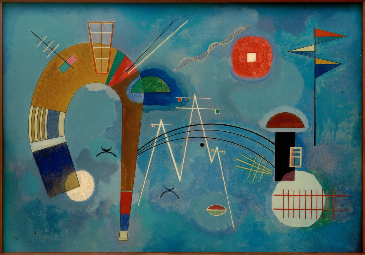 Rotondo e appuntito da Wassily Kandinsky
