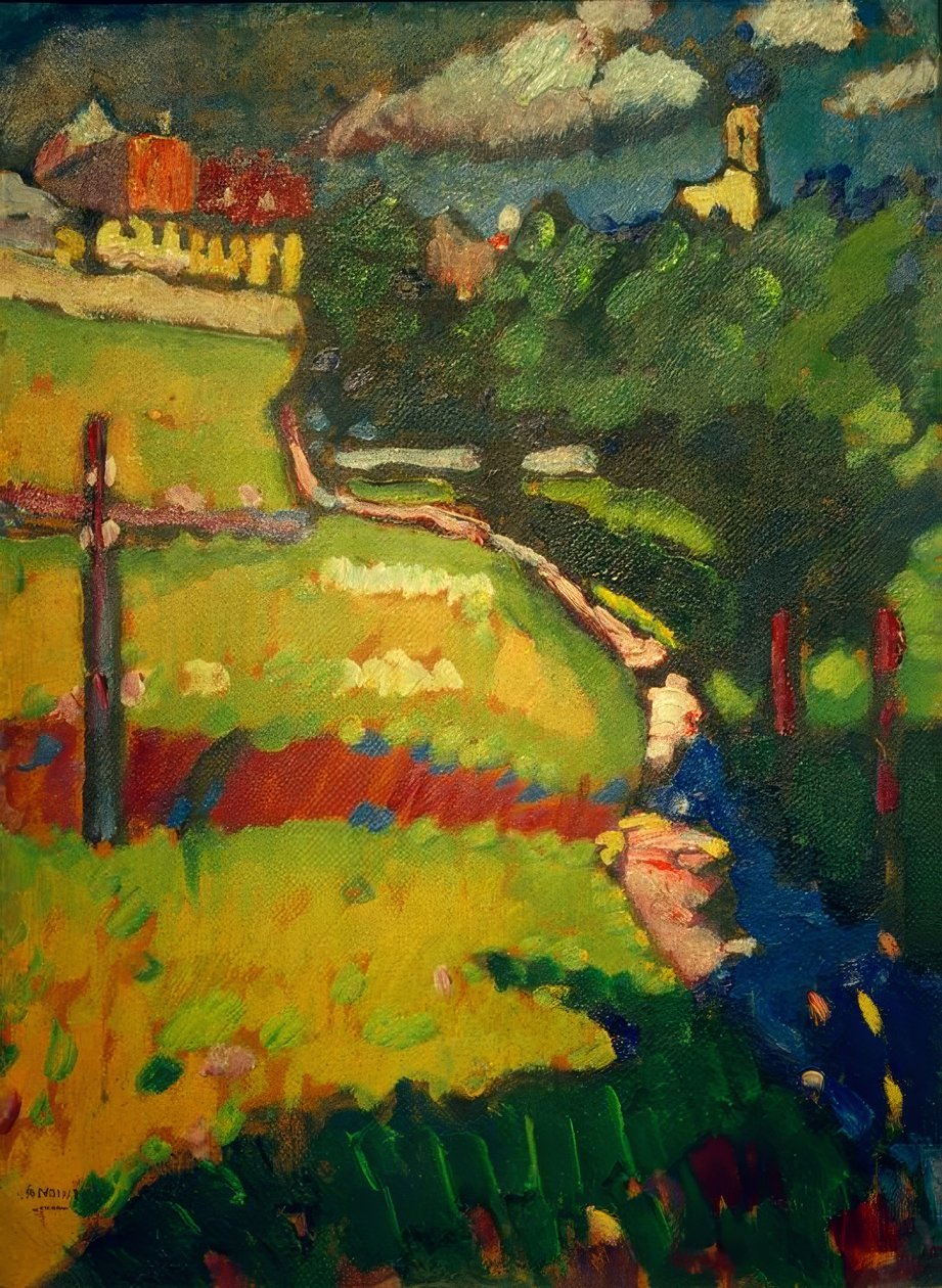 Studio per chiesa a Murnau da Wassily Kandinsky