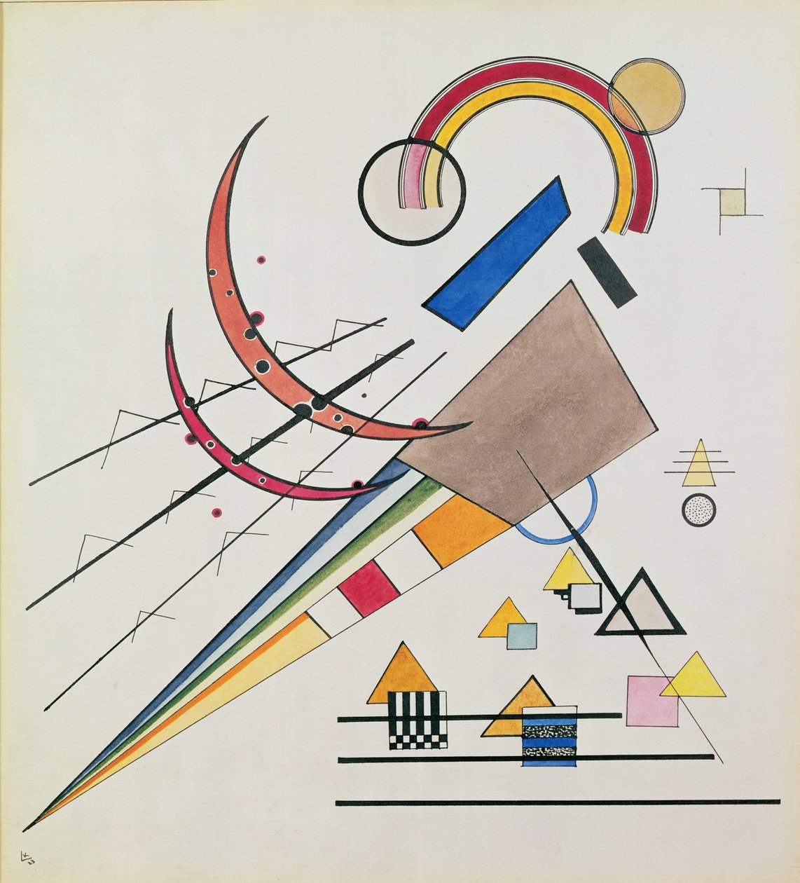Con il triangolo da Wassily Kandinsky