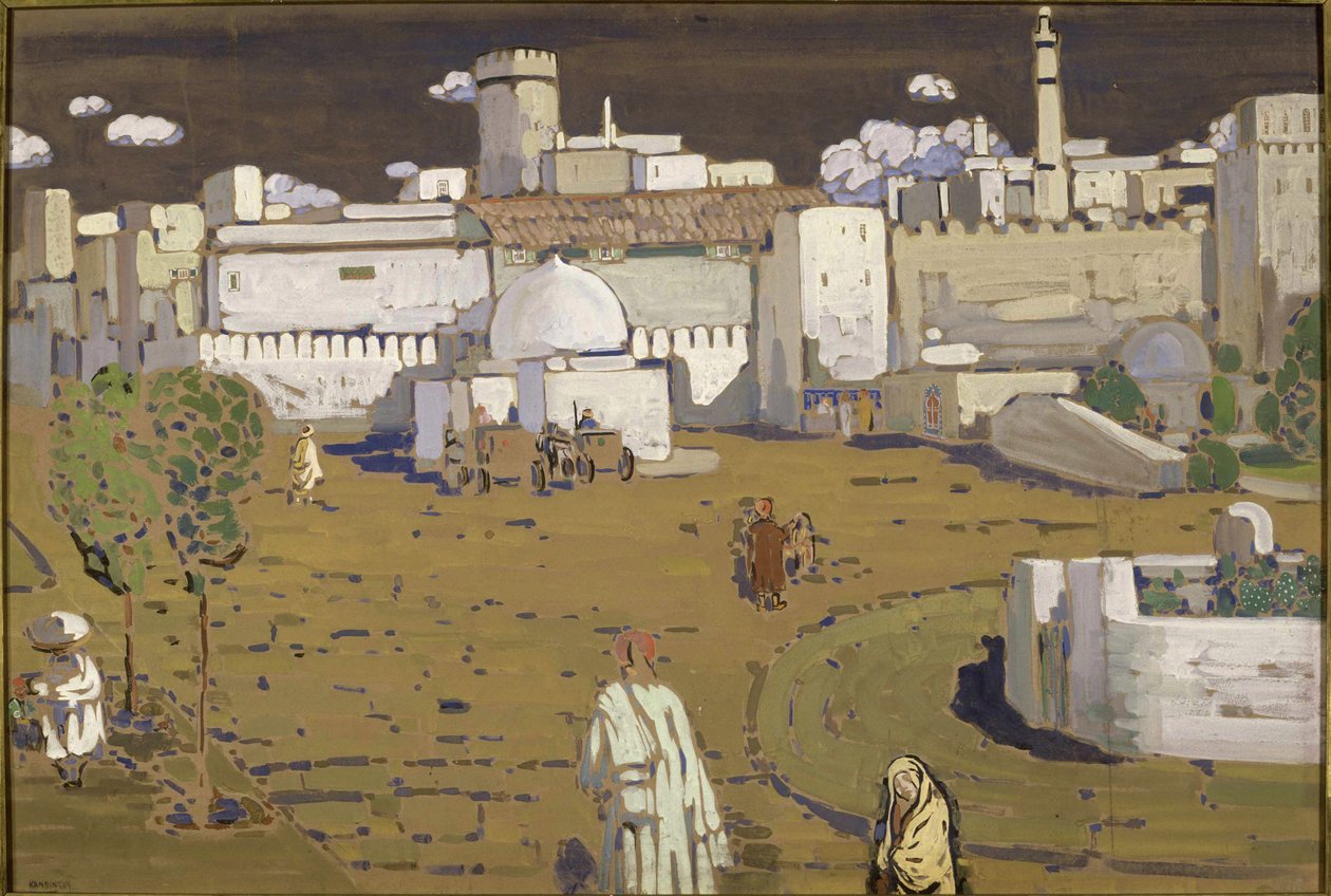 Città araba da Wassily Kandinsky