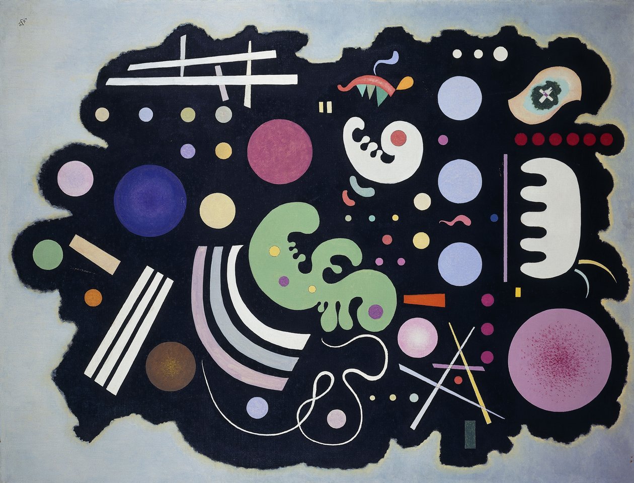 Patchwork Nero da Wassily Kandinsky