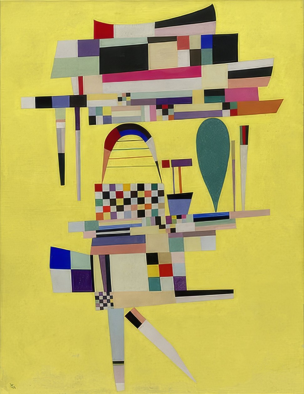 Il dipinto giallo (La Toile jaune) da Wassily Kandinsky