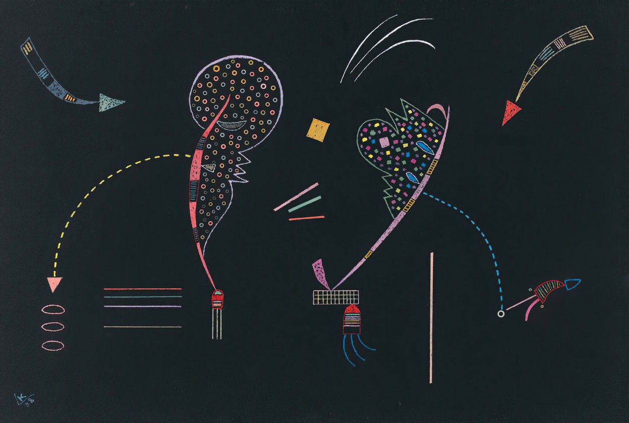 Deux Côtes da Wassily Kandinsky