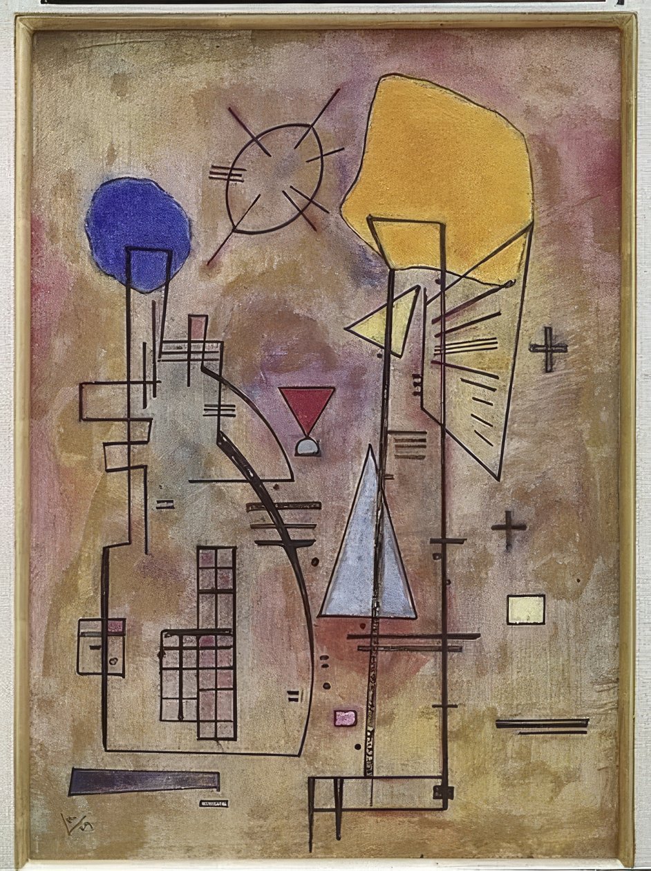 Uno - Due, 1929 da Wassily Kandinsky