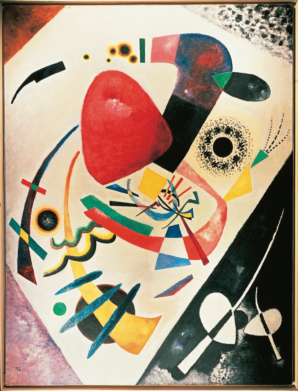 Germania, Monaco, Macchia rossa da Wassily Kandinsky