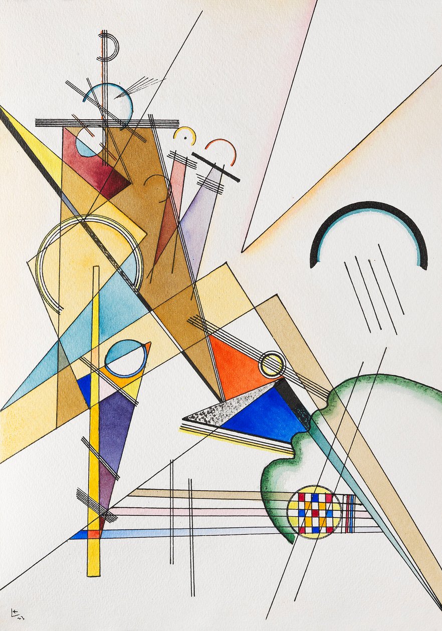 Gewebe, 1923 da Wassily Kandinsky