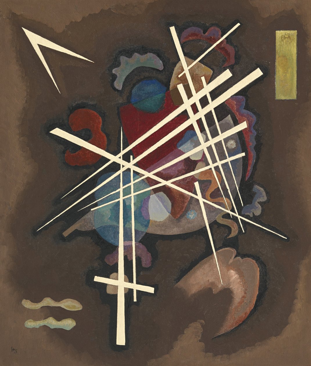 Rete a forma di griglia, 1927 da Wassily Kandinsky
