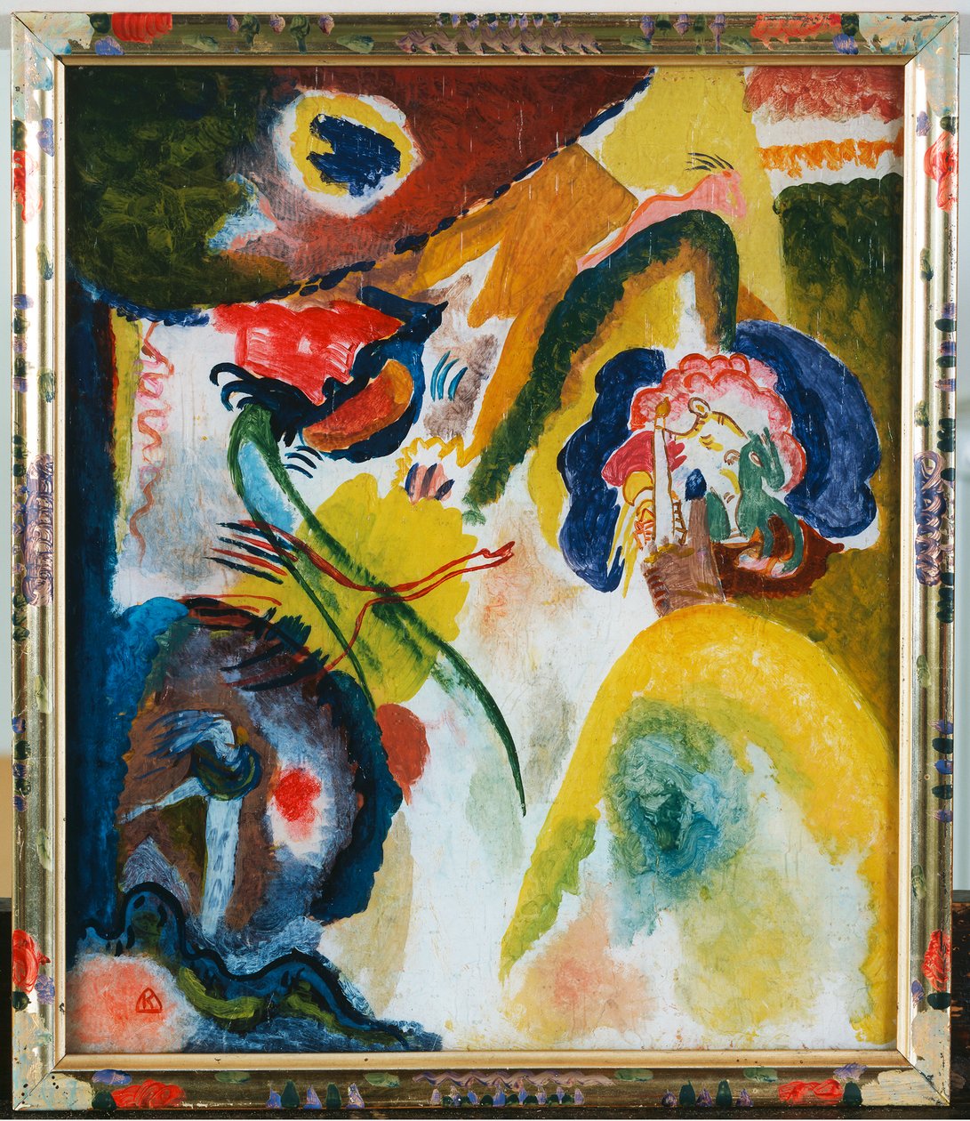 Vetrata con cigno da Wassily Kandinsky