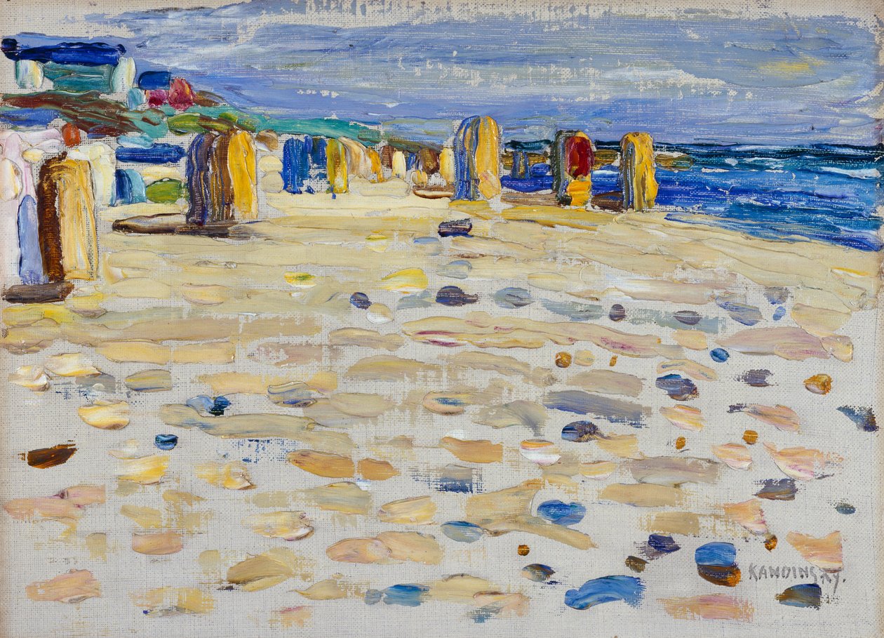 Olanda – Sedie a sdraio sulla spiaggia da Wassily Kandinsky