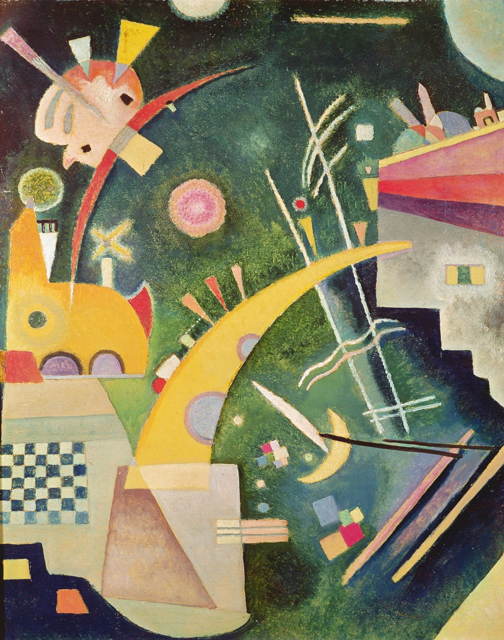 Hornform, 1924 da Wassily Kandinsky