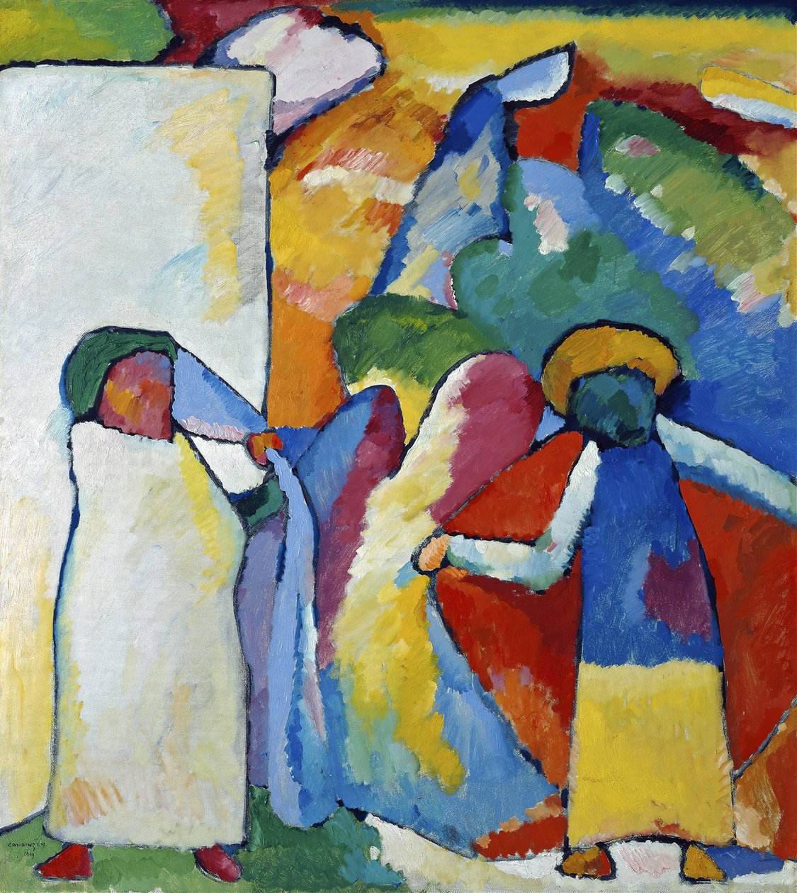 Improvvisazione 6 Africana, 1909 da Wassily Kandinsky