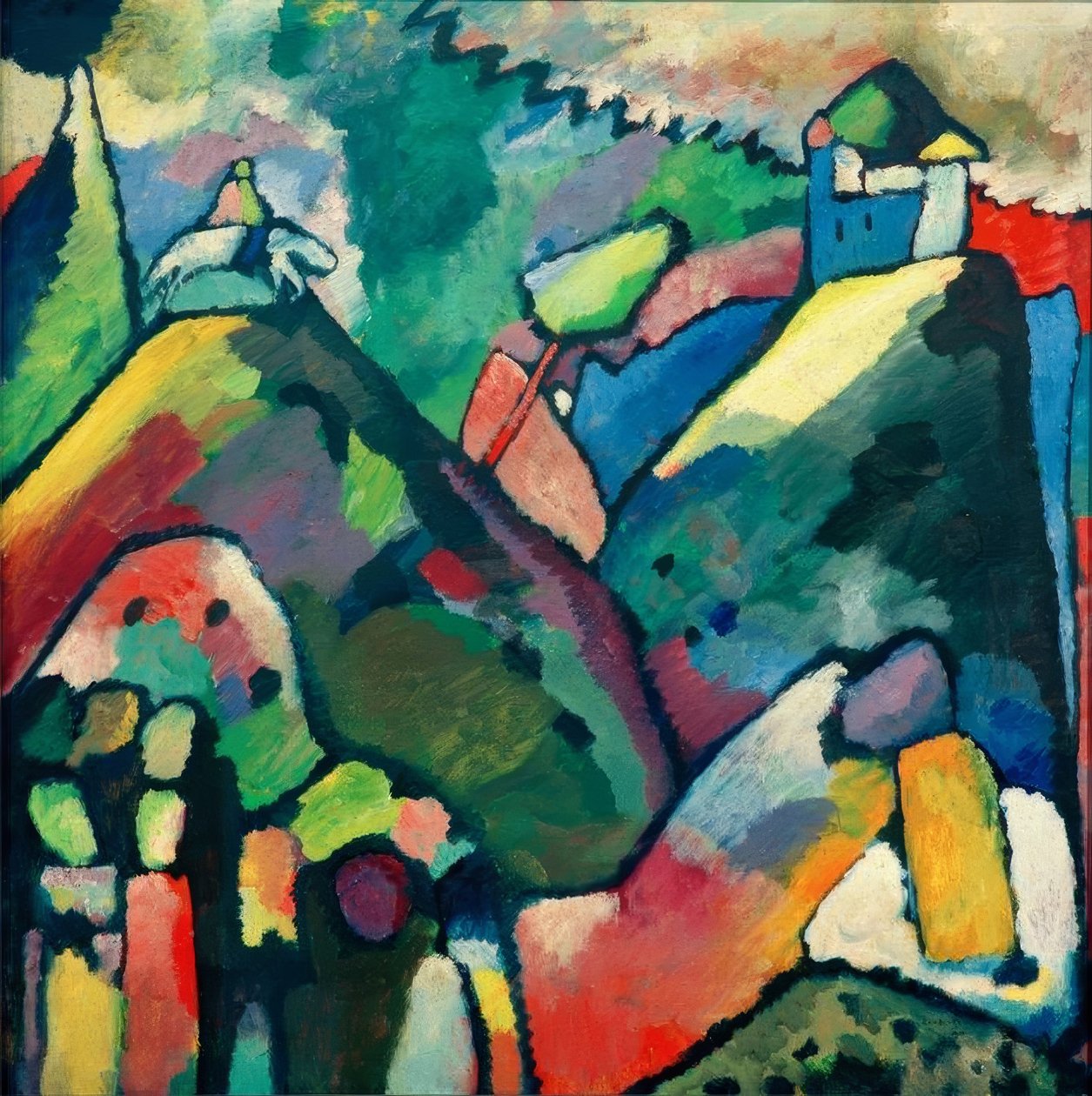 Improvvisazione 9 da Wassily Kandinsky