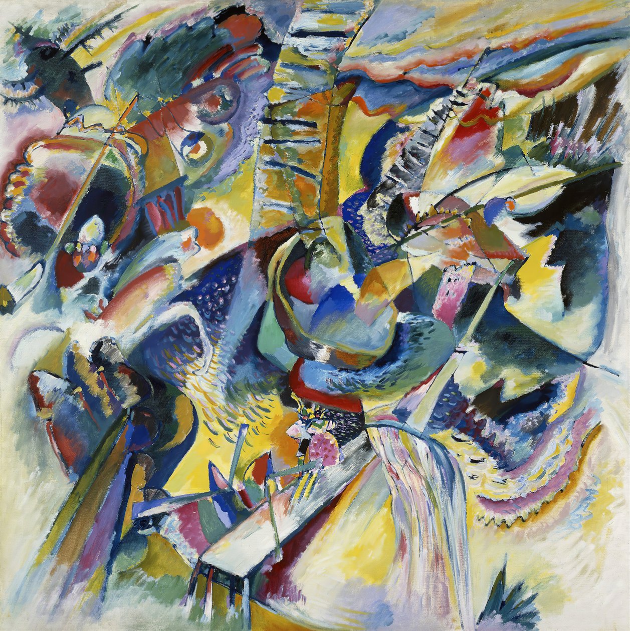 Improvisation Klamm da Wassily Kandinsky