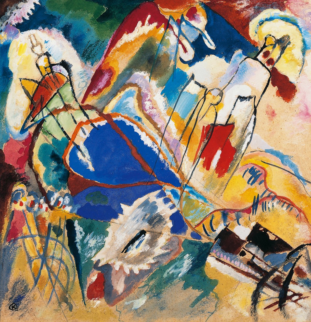 Improvvisazione n. 30 (Cannoni) da Wassily Kandinsky