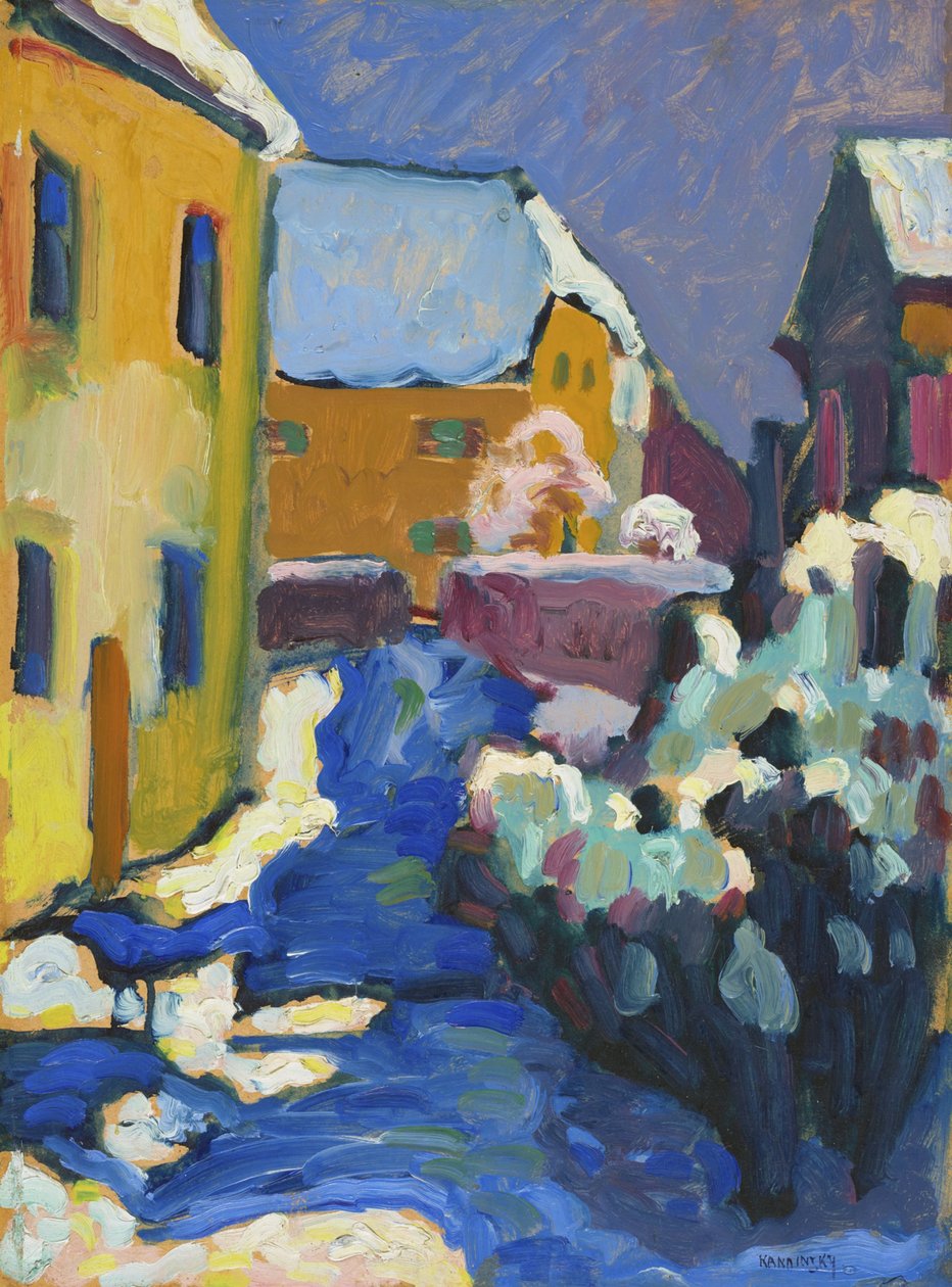Kochel – Cimitero e canonica da Wassily Kandinsky