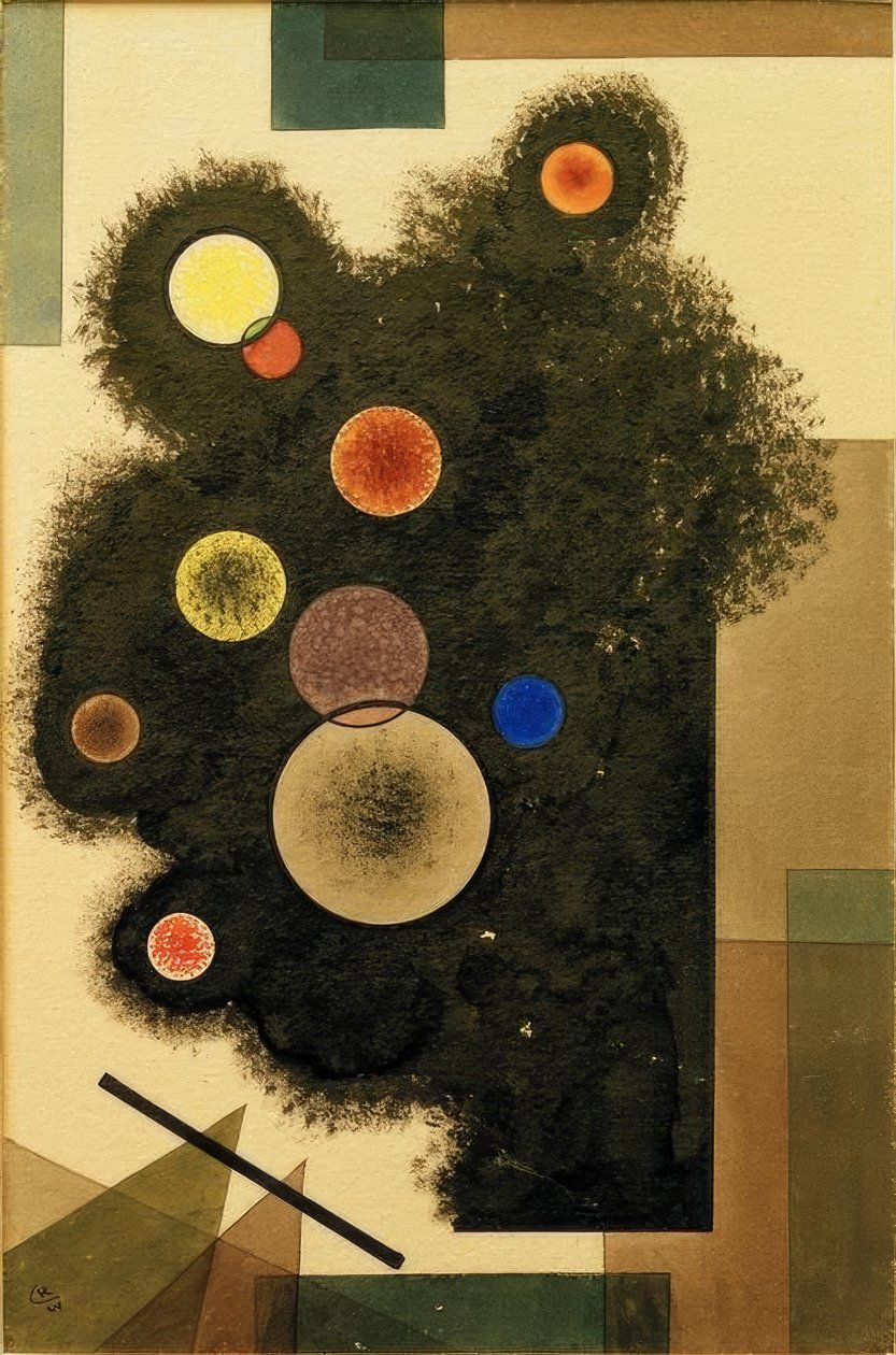 Cerchi in nero da Wassily Kandinsky