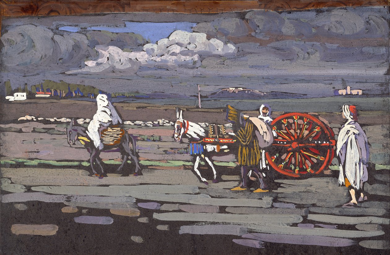 Strada di campagna da Wassily Kandinsky