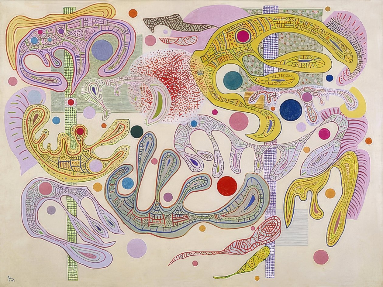 Forme capricciose, 1937 da Wassily Kandinsky