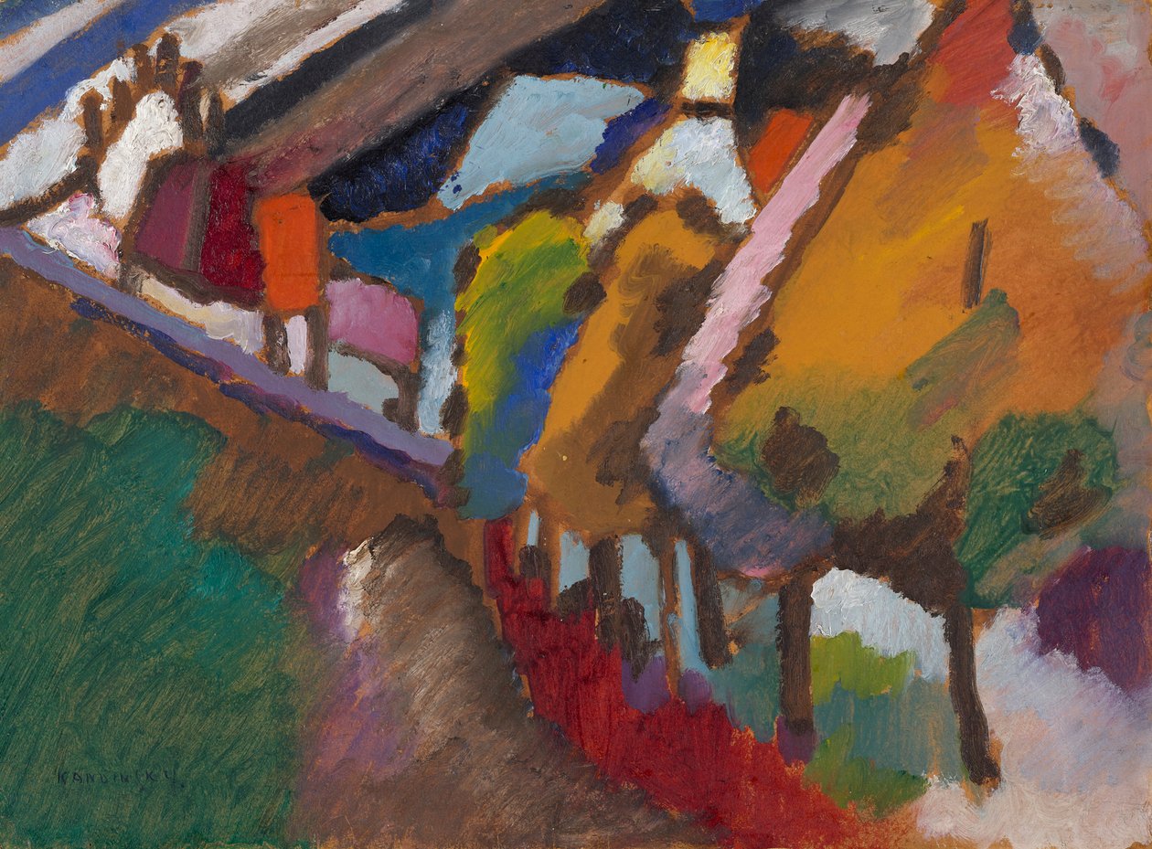 Murnau – Castello e chiesa da Wassily Kandinsky