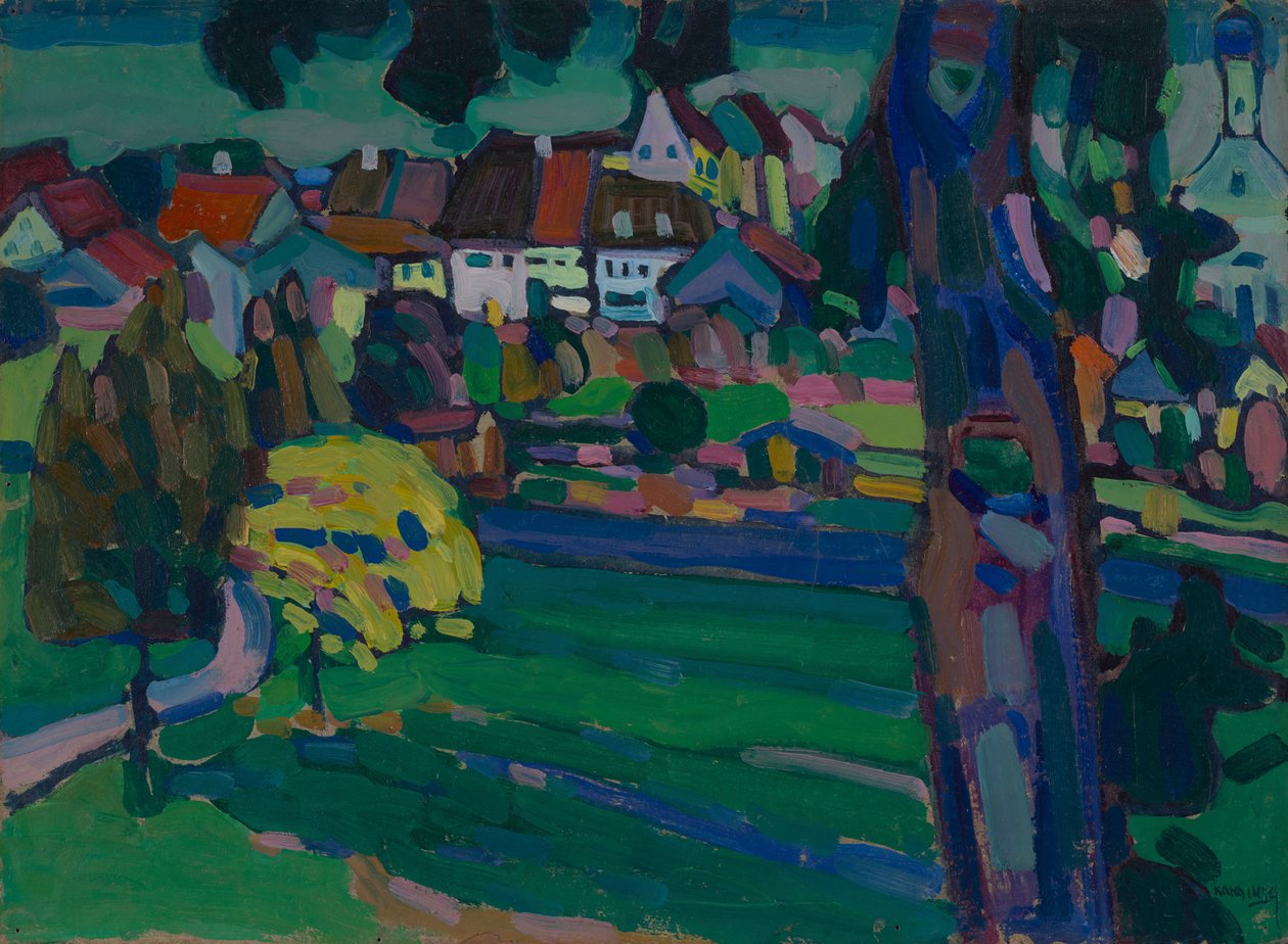 Murnau – Studio per "Paesaggio con tronco d