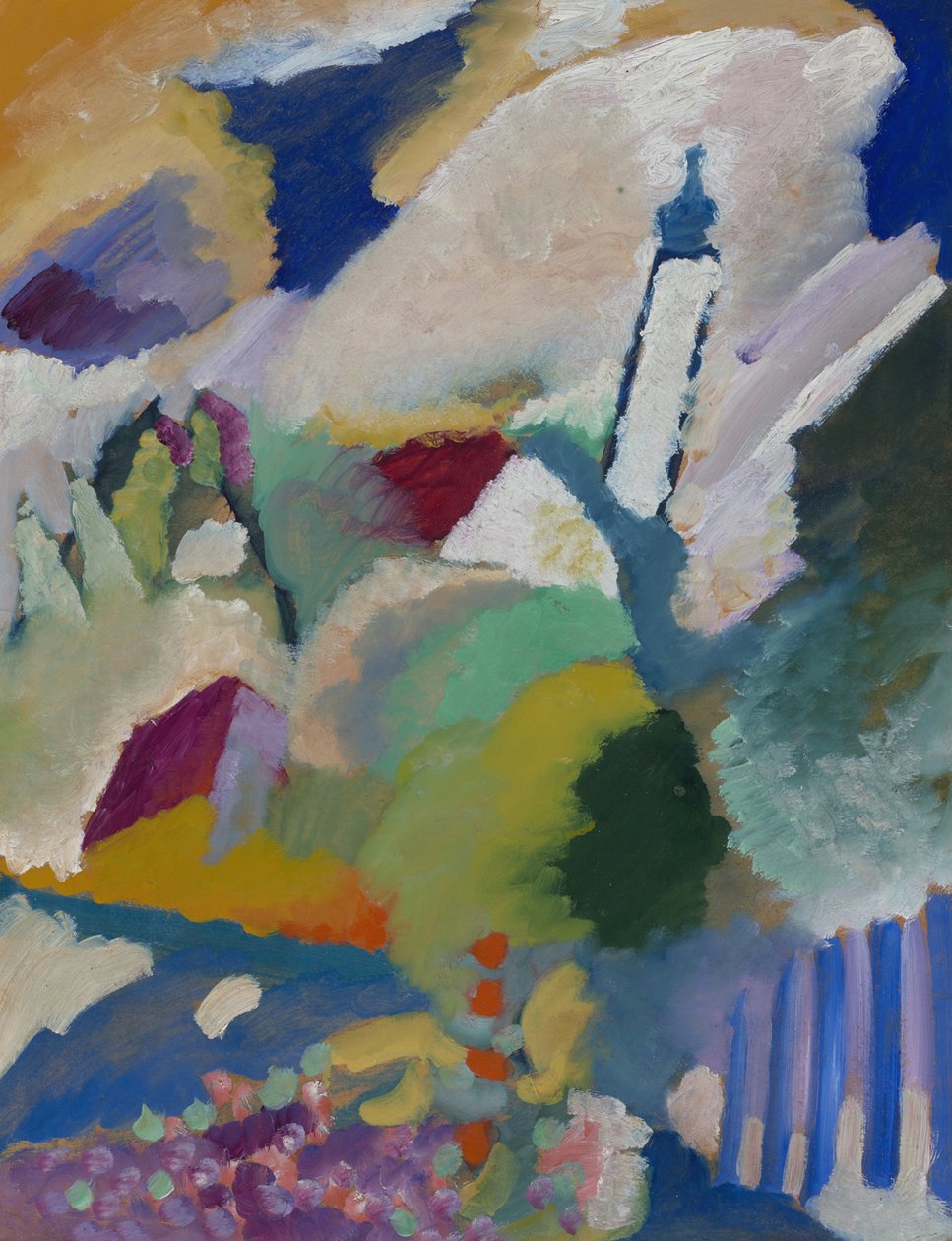 Murnau con chiesa I da Wassily Kandinsky