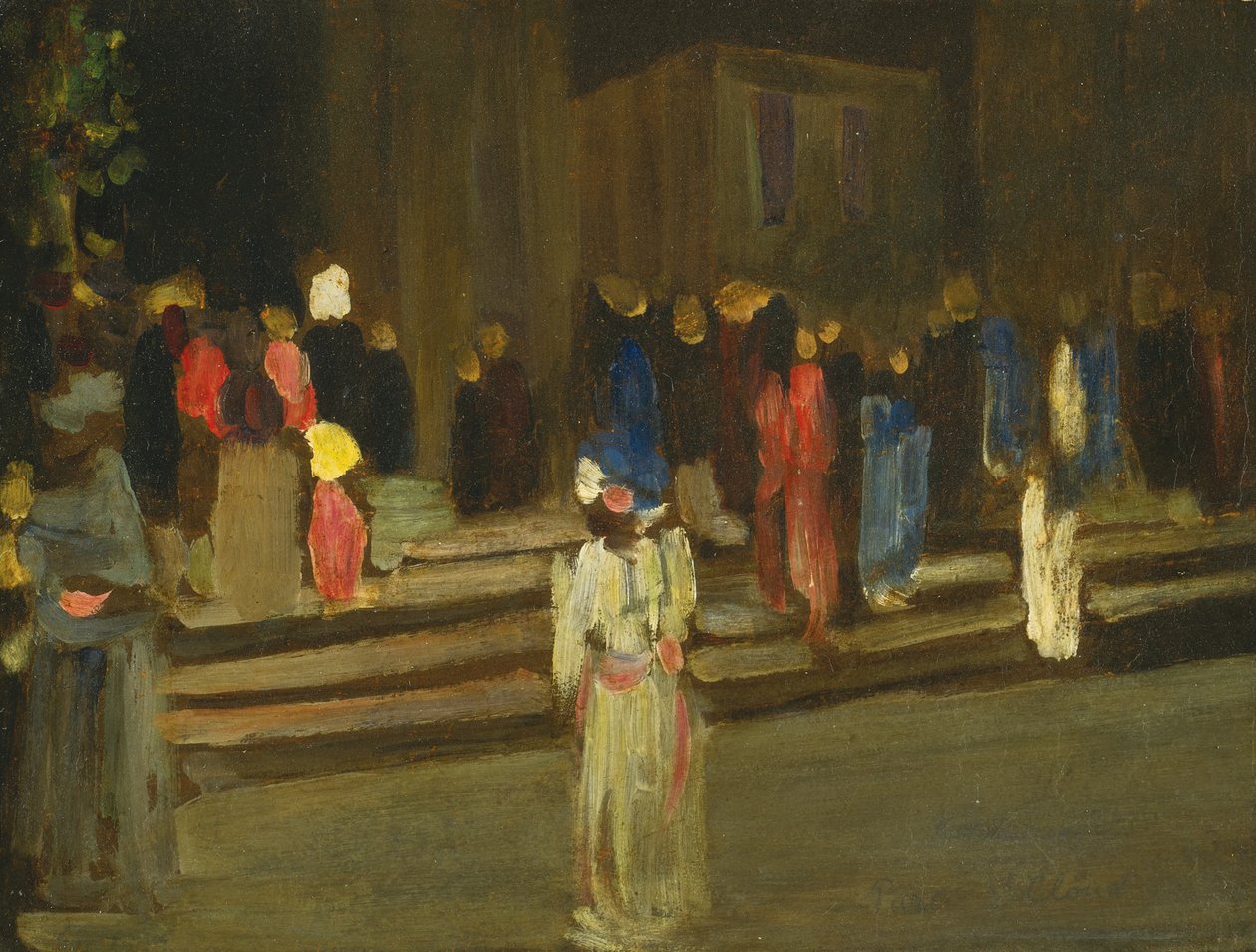 Parco di Saint Cloud, Ingresso, 1906 da Wassily Kandinsky