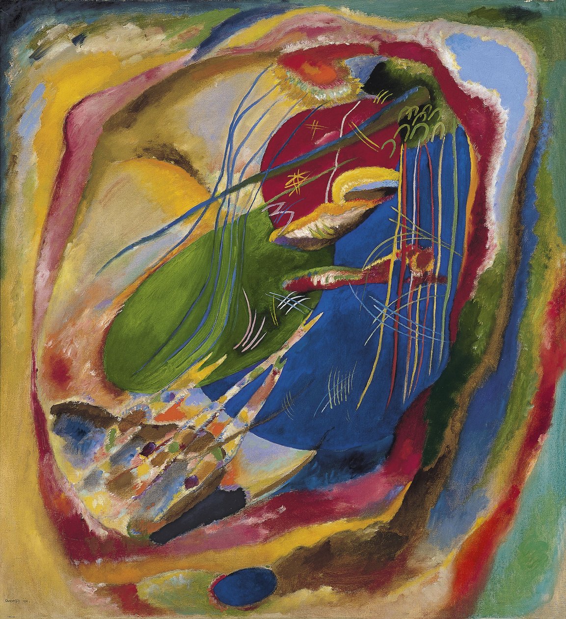 Immagine con tre macchie, n. 196 da Wassily Kandinsky